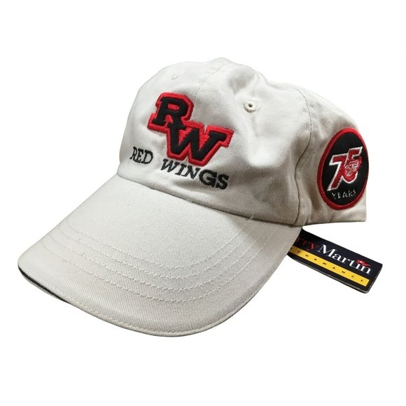 Vintage Detroit Red Wings 75 Years 2000-01 Terry Martin Sportswear Hat NWT - Picture 1 of 7